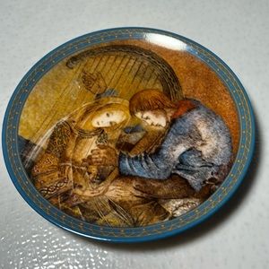 Vintage 1982 Die Musik (the Music) Porcelain Collectible Plate Bavaria